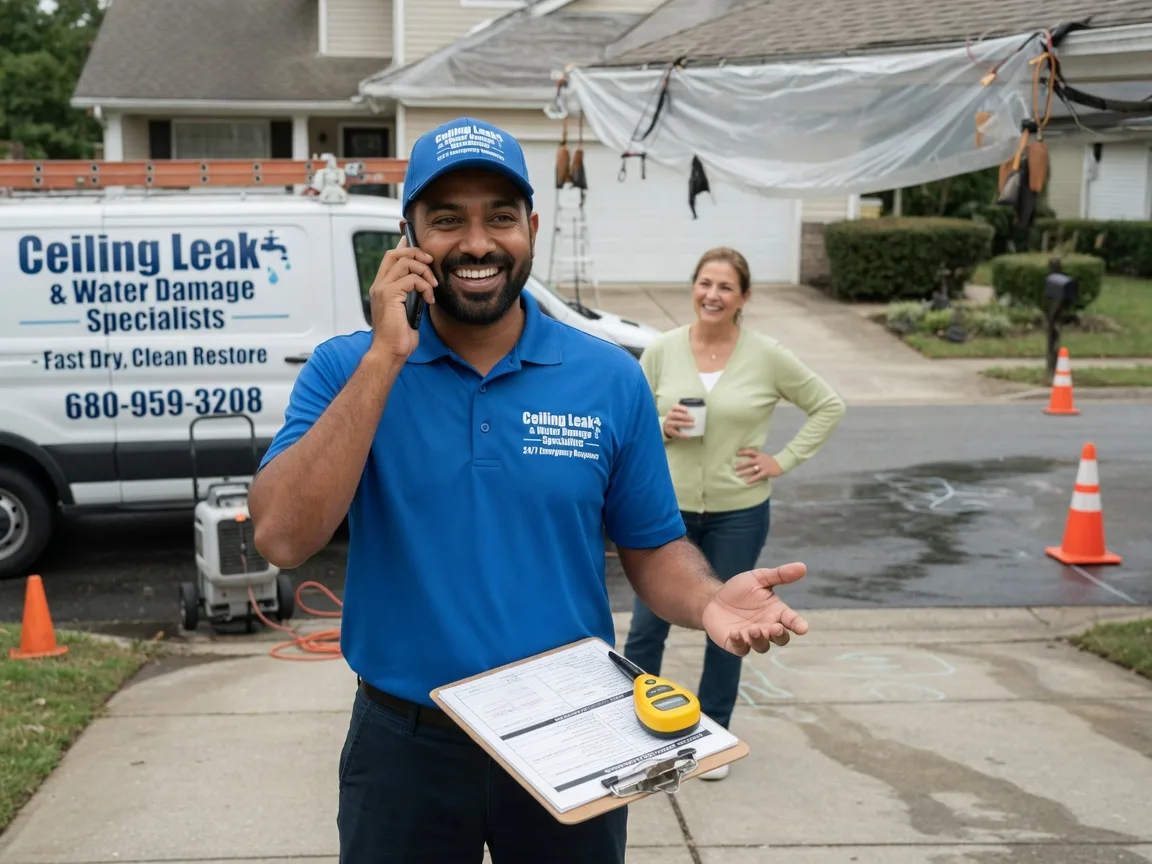 Ceiling Leak Cleanup Bedford, NH FAQs